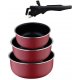 Набір ковшів Bergner Click & cook (3 шт) Black/Red (BG-31608-RD)