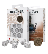 Набор кубиков The Witcher Dice Set. Геральт - White Wolf Dice Set (7) (SWGE01)
