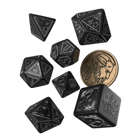 Набор кубиков The Witcher Dice Set. Геральт - Silver Sword Dice Set (7) (SWGE04)