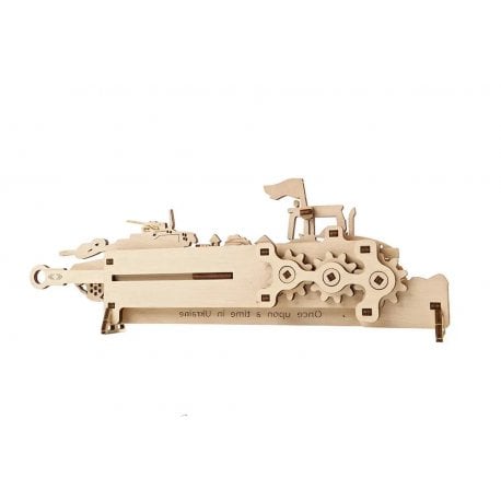 Пазл 3D Ugears механический Отважный трактор 51 дет (70185)