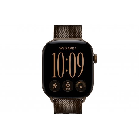 Apple Watch Series 12 42mm (GPS) Dark Bronze Aluminium Case Dark Bronze Milanese Loop S/M (MKDC4)