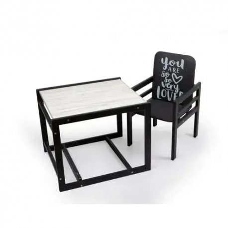 Стульчик для кормления Ommi Graphite Alaska (ST-291GAL)