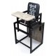Стілець для годування Ommi Graphite Klondike Oak (ST-292BLC)
