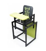 Стульчик для кормления Ommi Graphite Lime (ST-22GLM)