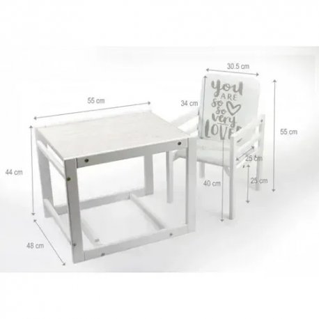 Стульчик для кормления Ommi Nature Alaska (ST-300NAL)
