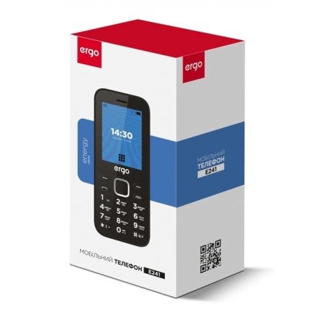 Мобiльний телефон Ergo E241 Dual Sim Red UA