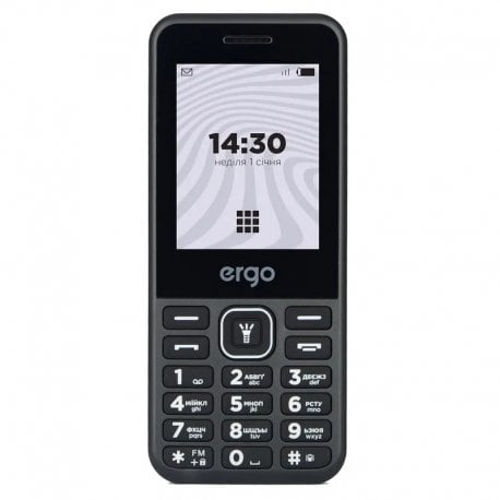 Мобильный телефон Ergo E242 Dual Sim Black UA