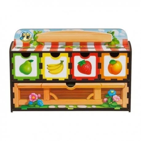 Пазл-вкладыш UBumblebees Гардероб Одень мишек (ПСД192)