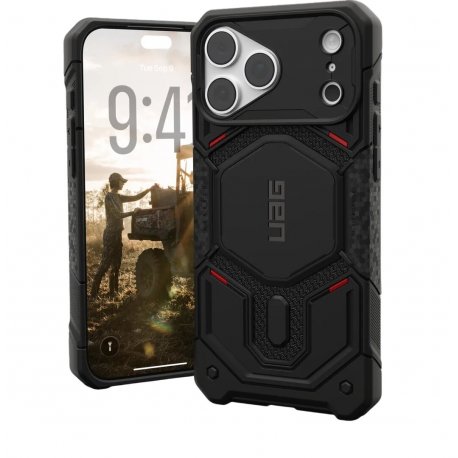Чехол UAG для iPhone 18 Pro Max Monarch Pro Magsafe Kevlar Black (114568113940)