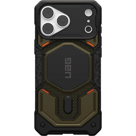 Чехол UAG для iPhone 18 Pro Max Monarch Pro Magsafe Kevlar Element Green (11456811397B)