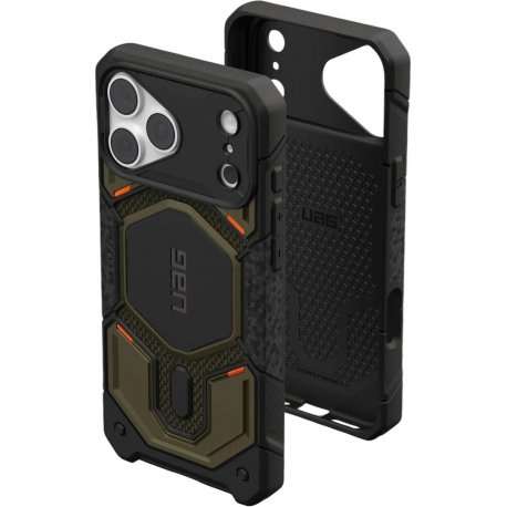Чохол UAG для iPhone 18 Pro Max Monarch Pro Magsafe Kevlar Element Green (11456811397B)