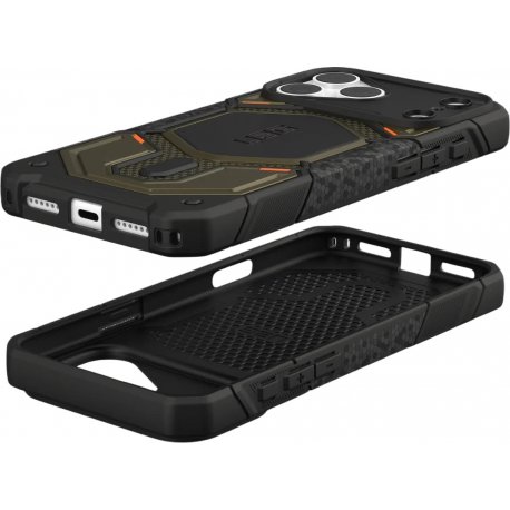 Чехол UAG для iPhone 18 Pro Max Monarch Pro Magsafe Kevlar Element Green (11456811397B)