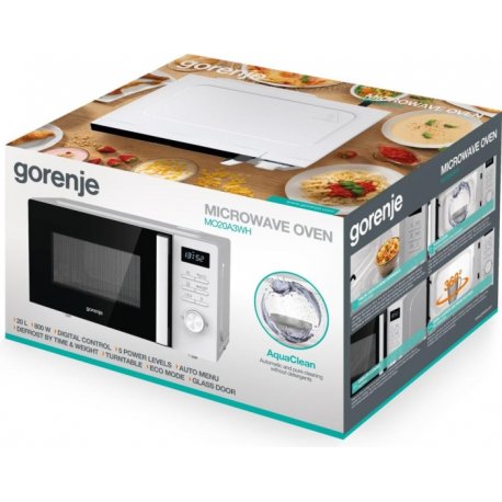 Мікрохвильова піч Gorenje White (MO20A3WH)