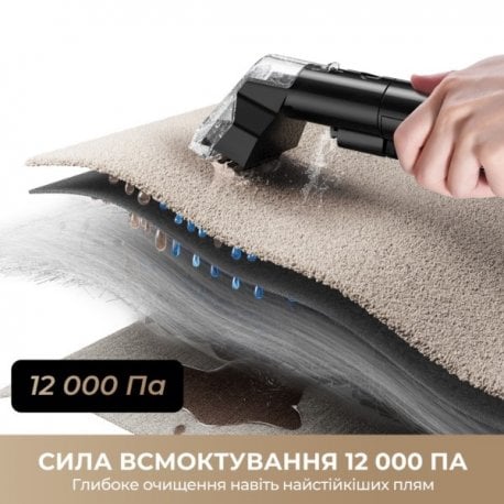 Пилосос миючий Dreame N10 Black (N10-BL)