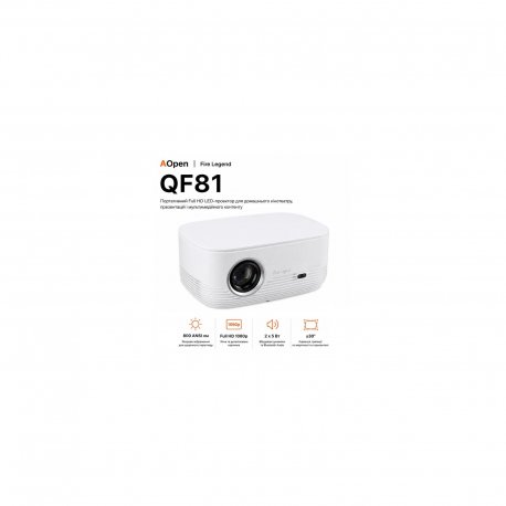Проєктор Acer AOpen QF81(MR.P0K11.001)