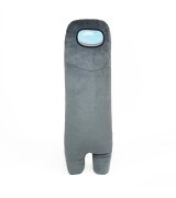 М'яка іграшка Weber Toys Валик космонавт Among Us Grey 80 см (WT7074)