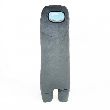 М'яка іграшка Weber Toys Валик космонавт Among Us Grey 80 см (WT7074)