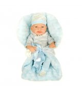 Пупс Sweet в ковдрі Blue 38 см (8300/8303BL)