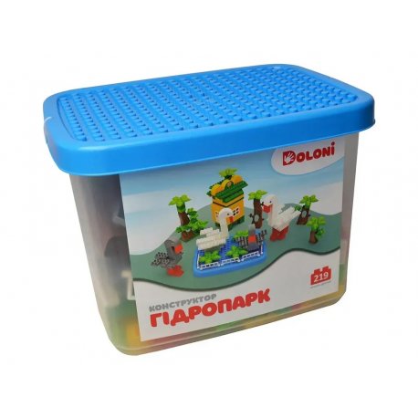 Конструктор DOLONI Гидропарк в пластиковом боксе (013888/34)