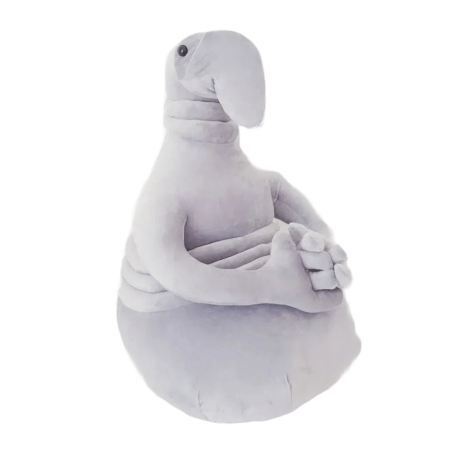 М'яка іграшка Weber Toys Почекун Gray 60 см (WT4051)