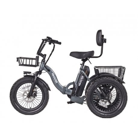 Електричний велосипед Maxxter Trice Gray (Trice gray)