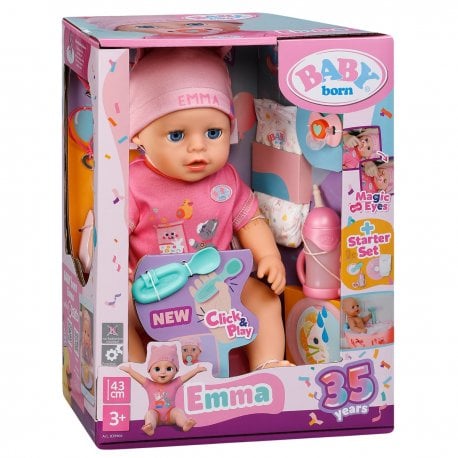 Кукла Baby Born серии Click & Play – Эмма (839966)