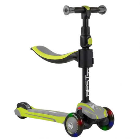 Самокат детский Best Scooter с сиденьем Green (JS-20815)