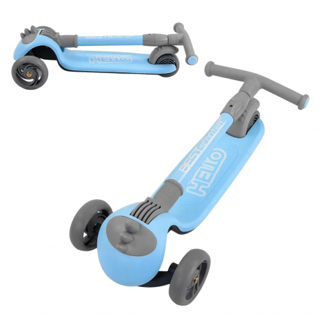 Самокат дитячий Best Scooter HELLO Blue (D-0885)