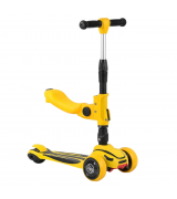 Детский самокат Best Scooter MAXI с сиденьем Yellow (ST-16801)