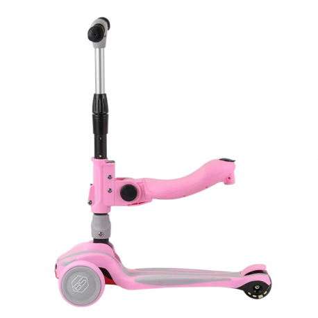 Детский самокат Best Scooter MAXI с сиденьем Pink (ST-15700)