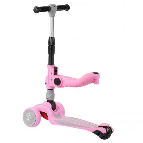 Детский самокат Best Scooter MAXI с сиденьем Pink (ST-15700)