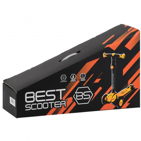 Самокат дитячий Best Scooter MAXI з'ємне кермо Pink (MX-70908)