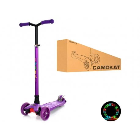 Самокат ITrike Maxi дитячий триколісний Purple (JR3-060-22-V)