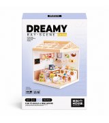 Конструктор-румбокс Mini House серії Інтер'єр – Котокафе (світло) (8007)