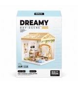 Конструктор-румбокс Mini House серии Интерьер – Патио (свет) (8010)