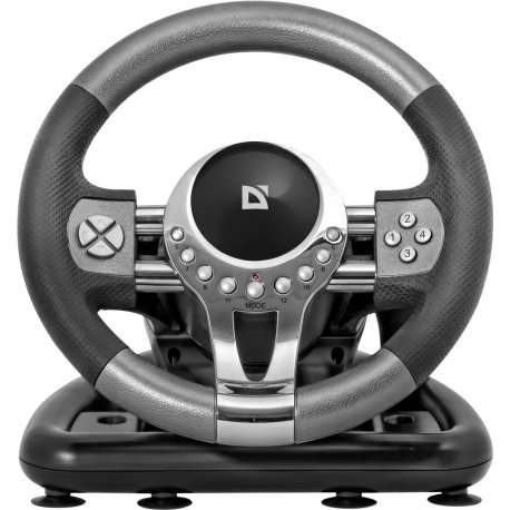Руль и педали Defender Forsage USB Black (64367)