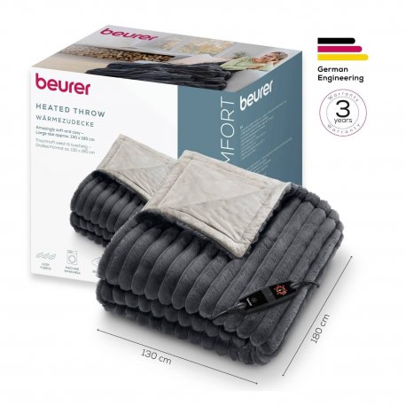 Електроковдра Beurer Dark Grey (HD 82 Stockholm)