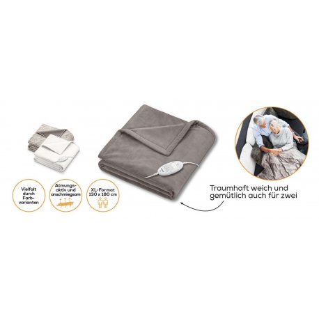 Электроодеяло Beurer Brown (HD 75 Taupe)