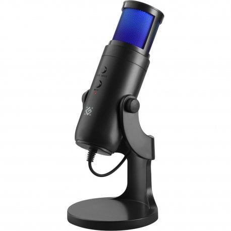 Микрофон игровой Defender Galactar GMC 250 USB LED Black (64625)