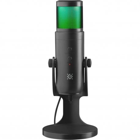 Микрофон игровой Defender Galactar GMC 250 USB LED Black (64625)