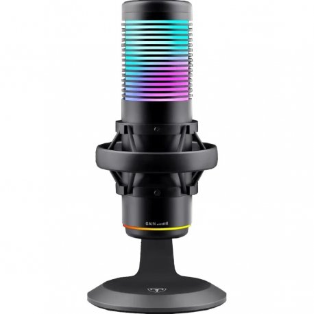 Микрофон игровой Defender Pulsar GMC USB RGB Black (64730)