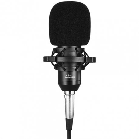 Мікрофон ігровий Media-Tech Studio and Streaming Microphone XLR USB Silver (MT397S)
