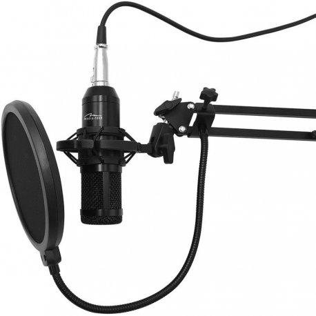 Микрофон игровой Media-Tech Studio and Streaming Microphone XLR USB Black (MT397K)