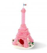 Конструктор EIFEL TOWER LED Ейфелева вежа рожева (P1025)