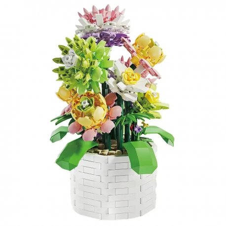 Конструктор Flowers горшок с цветами (101-16)