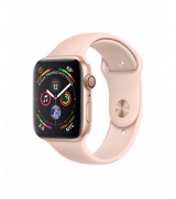 Apple Watch Series 4 44mm (GPS) Gold Aluminum Case with Pink Sand Sport Band (MU6F2)