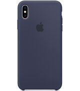 Чехол Apple iPhone XS Max Silicone Case Midnight Blue (MRWG2)