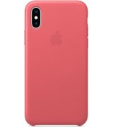 Чехол Apple iPhone XS Max Leather Case Peony Pink (MTEX2)