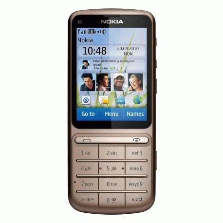 Nokia C3-01.5 Touch and Type Copper Brown