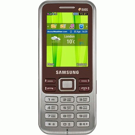 Samsung C3322 Duos Wine Red